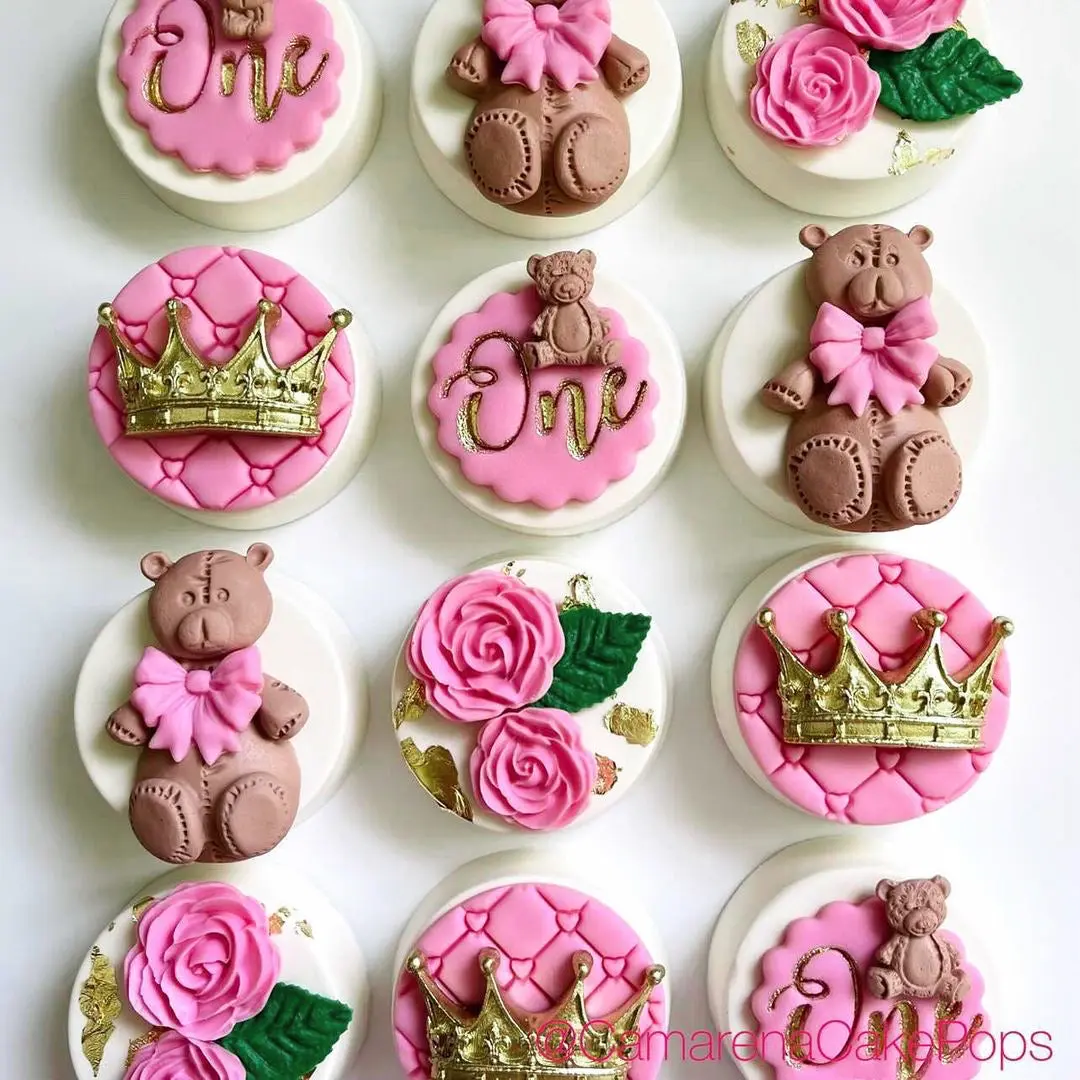 7 cavity rose silicone mould