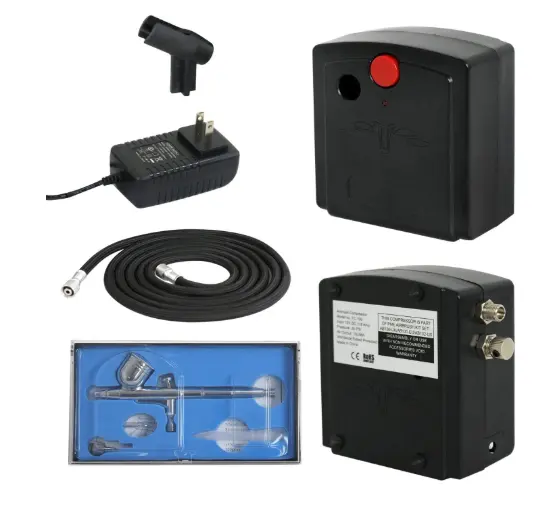 Air Compressor Airbrush Kit Airbrush Compressor Kit Dual Action Spray Air Brush