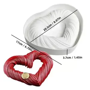 Love Heartbeat Entremet Silicone Mould for Mousse & Cakes