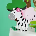 7 pcs cute Animal cake/cupcake topper theme cake decoration