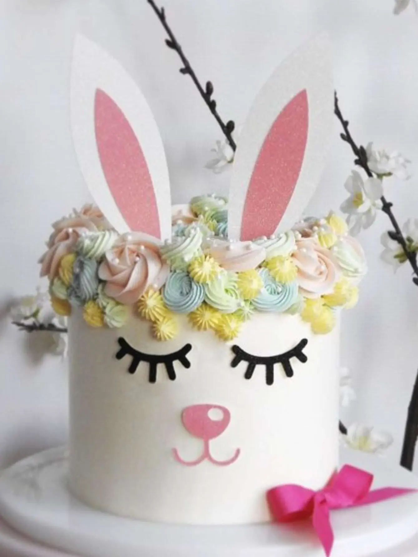 Rabbit theme set Cake Topper