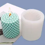 3D Cylinder Candle Silicone Candle Mould