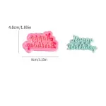 Happy birthday Design DIY Silicone Mould