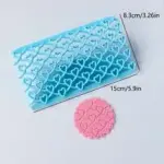 1pc Heart Shaped impression mat