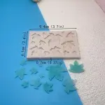Silicone Mold,Maple Leaf Design DIY Silicone Fondant Mould For Cake Decoration