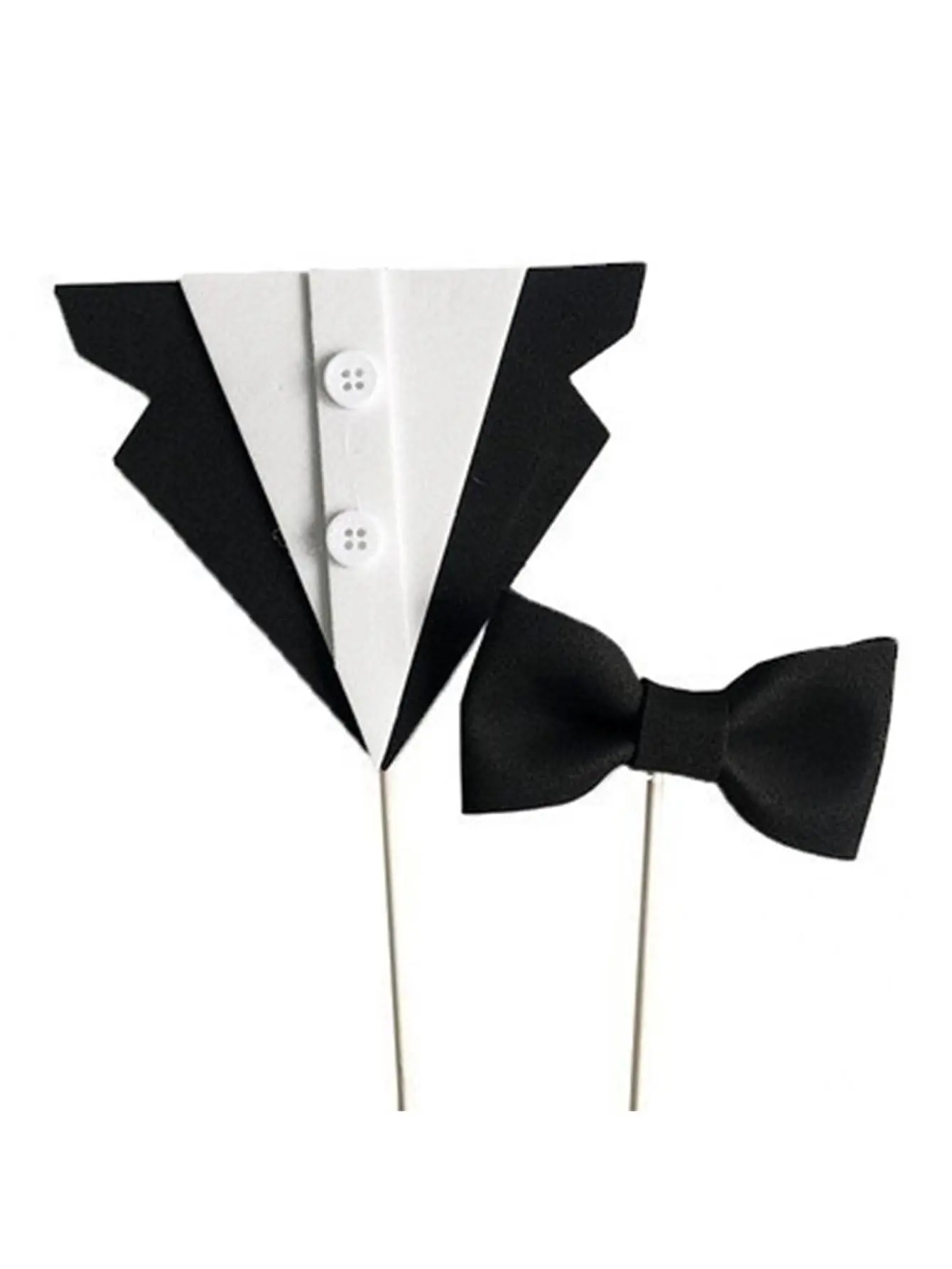 Black and white Suit Design for father,brother Cake Top Decoration