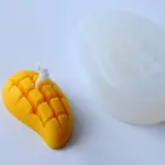 1pc exquisite mango shape silicone mould for soaps and candles