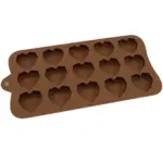 1pc 15 Grid Diamond Heart Shaped Silicone Chocolate Mold,Creative Romantic Diy Cake Decorating Tool For Kitchen,Ice Cube,Biscuit,Pastry Handmade Baking Mold