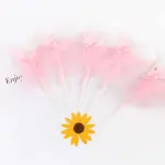 5pcs Pink Ballet Dancer Cake Toppers Ballerina Tutu Dessert Table Birthday Party Decoration Picks