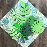 7pcs/Set Colorful Turtle-Shaped Leaf Cake Toppers,Christmas
