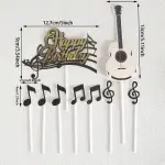 Set Of 9 Music Note Photo Booth Props,Christmas