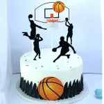 Basketball Cake Toppers For Cupcake Decorating Party Supplies,Ideal For Basketball Player Or Fan Themed Parties,Christmas