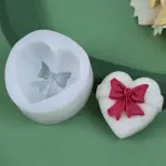 1pc Heart-shaped Rose Mousse Cake Silicone Mold For Valentine's Day,Wedding,Lover Gift,Aroma Plaster,Soap Grinding Tool,Better Offer With 2pcs