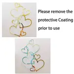 1 PCS Love Heart Cake Topper Valentine's Day Acrylic Heart Cake topper