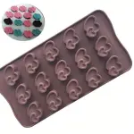 1pc Double heart silicone mould