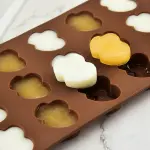 1pc Double heart silicone mould