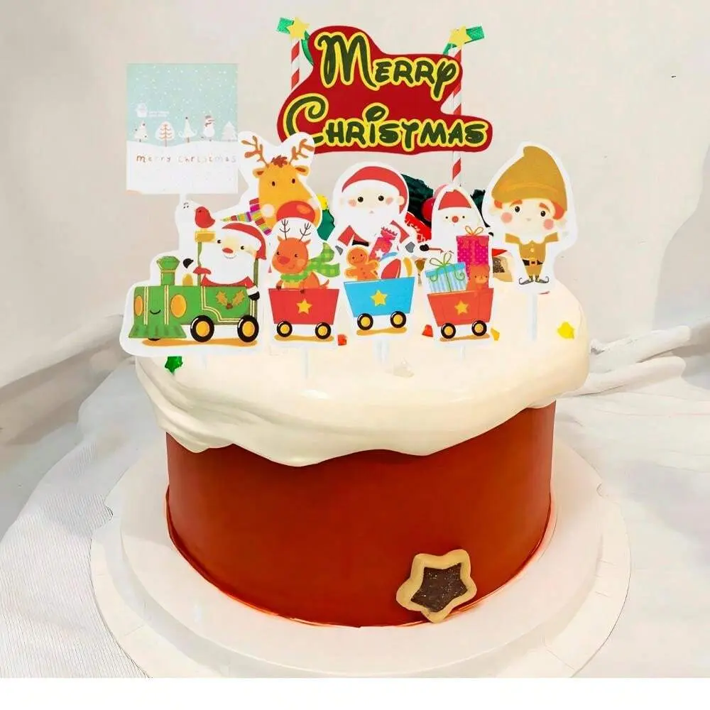 Christmas Paper Inserts,Suitable For Christmas Party,Baking Decoration Christmas Christmas Decor Christmas Decorations Christmas Gifts