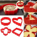 Silicone Multi Shape Made Adjustable Cake Mould Baking Tools | Magic Bake Snake Cake Mold |Made A Different Shape Cake at Home Or Kitchen Using This Cake Mould