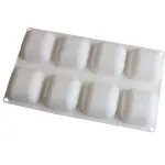 8 Cavity Rounded Square Silicone Mould