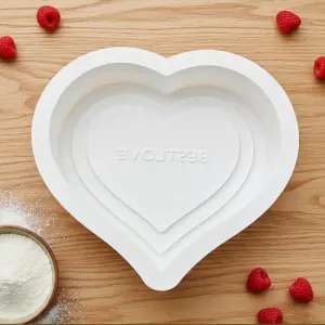 Classic Love Heart Shape Entremet Silicone Mould for Cakes