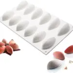 12 Cavity Quenelle Silicone Mould