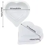 Classic Love Heart Shape Entremet Silicone Mould for Cakes