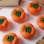 3D PERSIMMON FONDANT SILICONE MOuld (large )