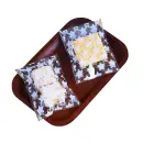 white colour star print cookie sleeve 10x8cm (50pcs )