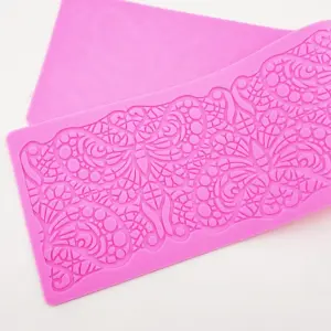 Butterfly Pattern Lace Mat Silicone Mould