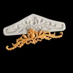 Crown boarder decorative silicone mould style 5