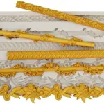 Relief boarder Lace silicone Mould