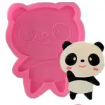 Panda silicone mould style 5