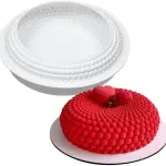 Round Bubble Pearl Bead Entremet Silicone Mould for Cakes