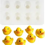 8 Cavity Mini Duck Silicone Fondant Mould