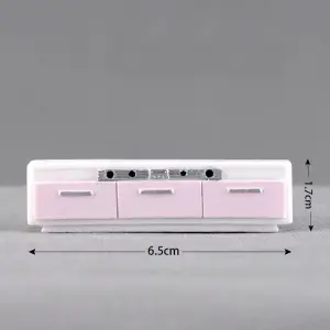 Miniature Pink Storage unit Counter