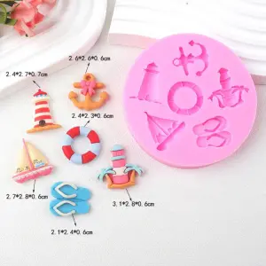 10 Cavity Sunflower Silicone Mould - Fondant & Candle
