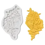 Floral Lady Face Silicone Mould for Artistic Cake Toppers