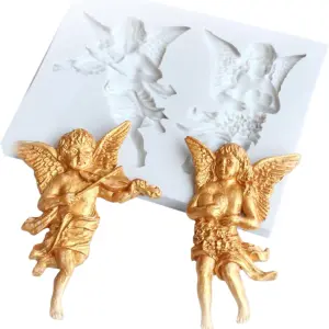 2 Cavity Angel silicone mould style 5