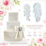 Vintage Flower Lace Silicone Press Mould