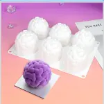 6 cavity love Heart ball shape Entremet Silicone mould