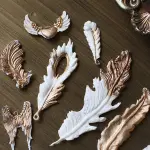 Feather & Angel Wings Silicone Fondant Mould