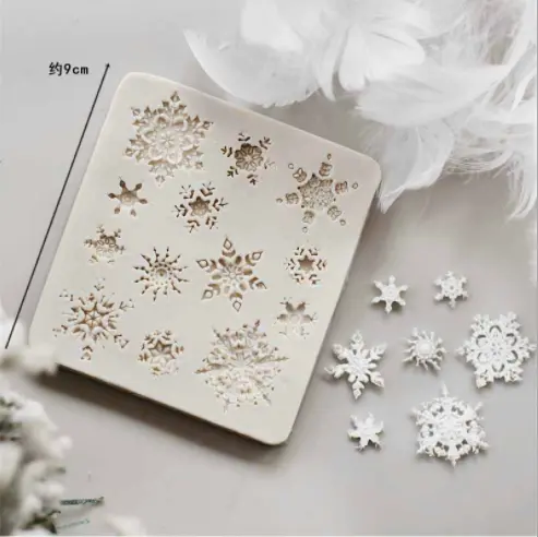 Snowflake silicone mould