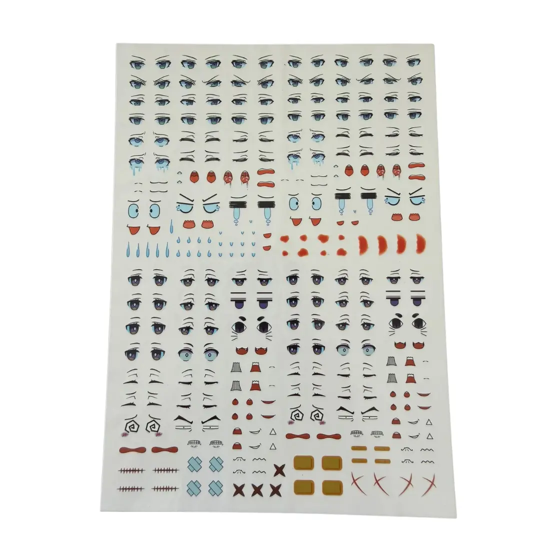 3D Eyes Stickers for Face Moulds | Self-Adhesive Doll Eyes Decals for Fondant, Clay & DIY Crafts