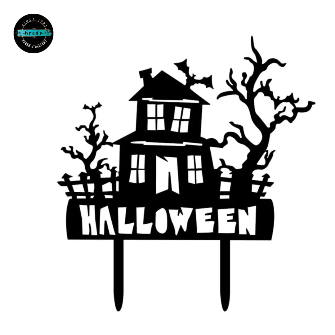 Haunted House Halloween topper