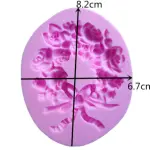 Flower garland wreath christms mould