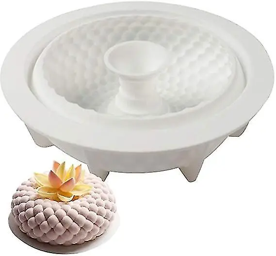 Cake Decor 3D Round Bubble Donut Shape Cake Molds Entremet Cake Mould Mousse Mould entremet mould