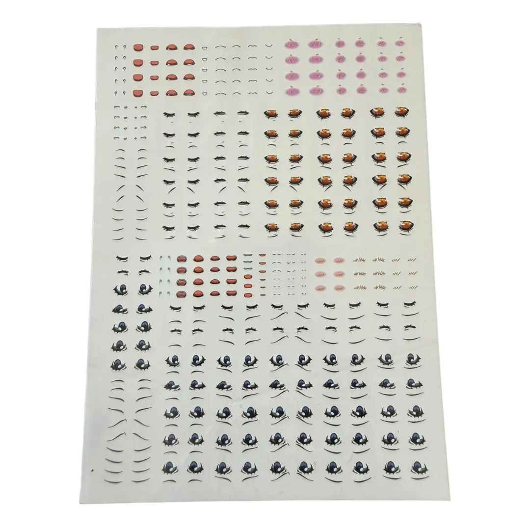 3D Eyes Stickers for Face Moulds | Self-Adhesive Doll Eyes Decals for Fondant, Clay & DIY Crafts