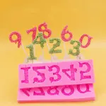 Silicone Number Mould
