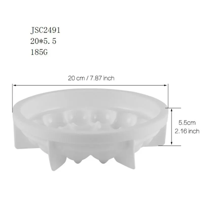 Round Hill Shape Silicone Mousse cake mould entremet mould