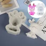3D Six Deer Christmas Silicone Mould for Fondant, Chocolate & DIY Crafts